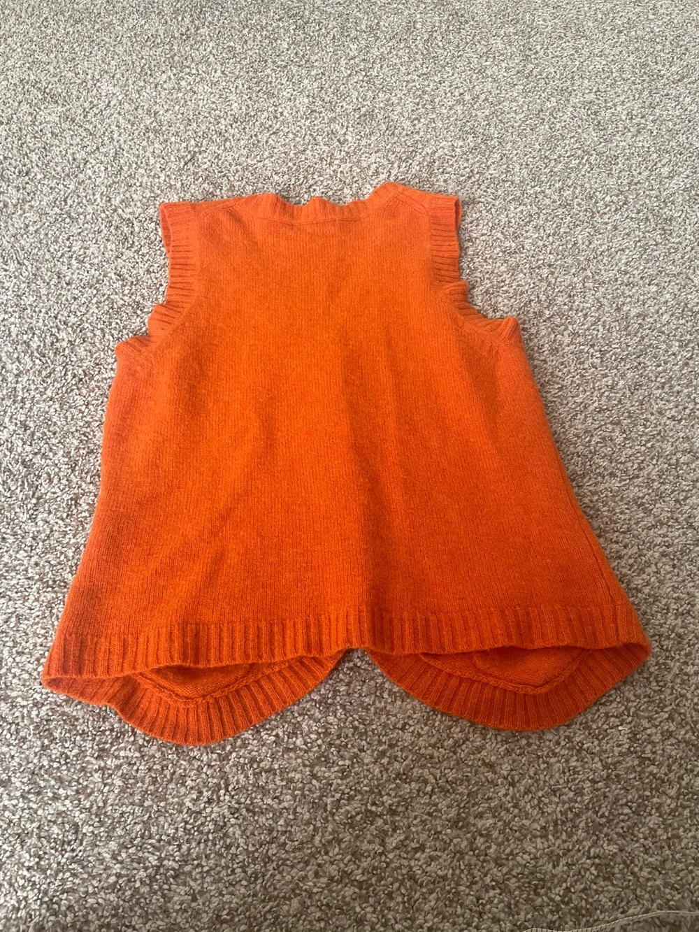 Boden Vintage Wool Knit Sweater Vest V-Neck Sleeveless Button Front Cardigan - Picture 6 of 7